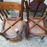 Chaises de bistrot années 50