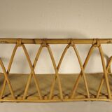 Rattan wall shelf