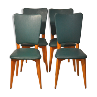 Set of 4 chairs years 60