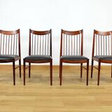 4 Danish Chairs 1960 Rio Rosewood by Arne Vodder