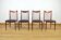 4 Danish Chairs 1960 Rio Rosewood by Arne Vodder