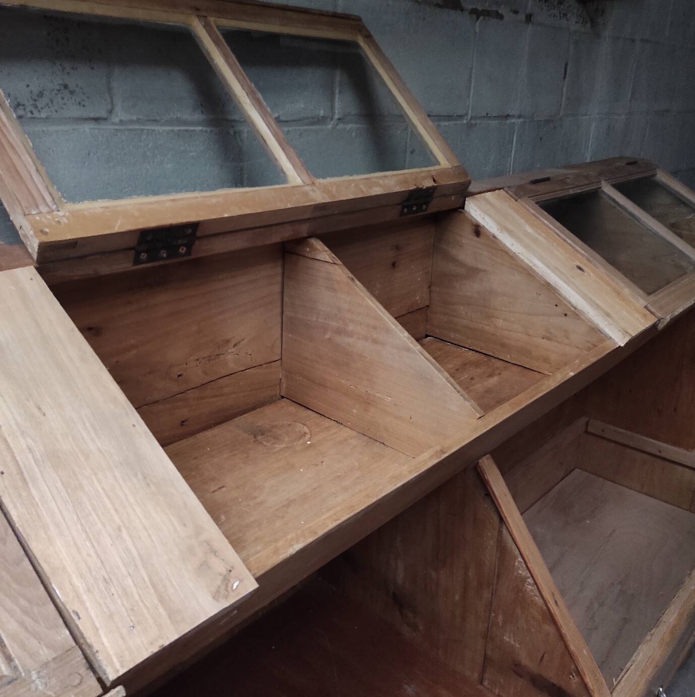 Meuble d'épicerie ancien | Meuble de rangement vintage | Caractère et fonctionnalité