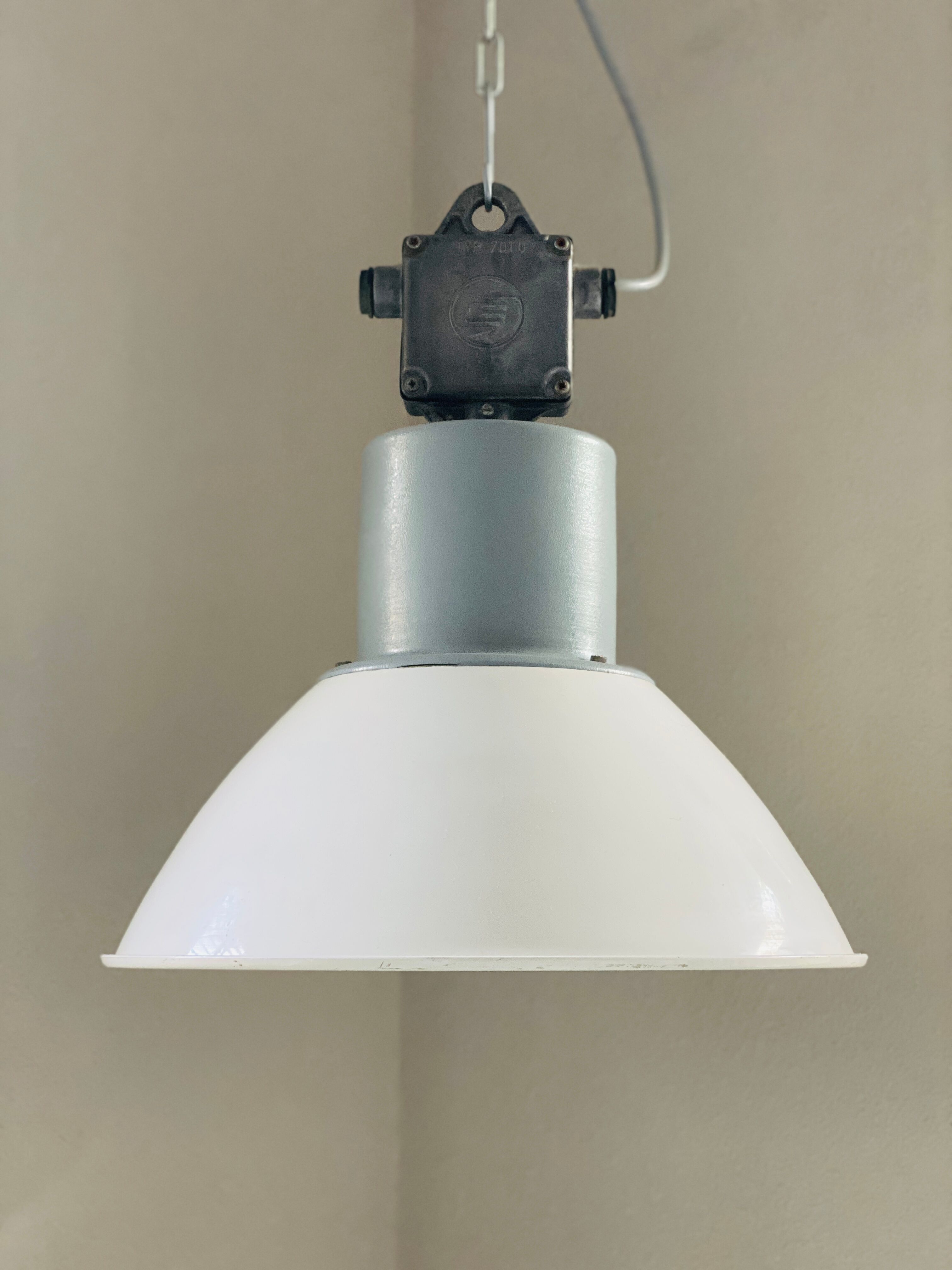 Vintage industrial factory lamp