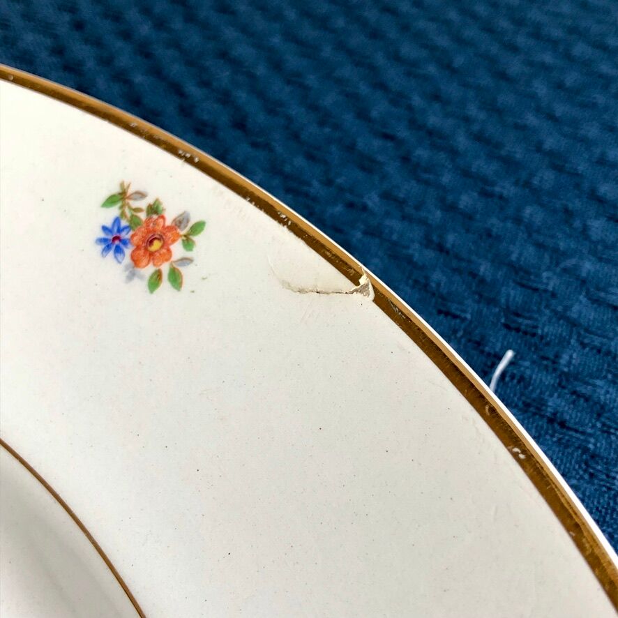 Badonviller porcelain dish