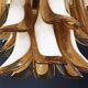 Chandelier 36 vintage cognac elements