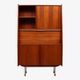Meuble et bureau/bar en teck danois, par Arne Vodder, années 1960