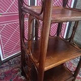 Pair of vintage rattan bedside tables