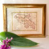 Old map Martinique