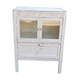 Patinated glass sideboard