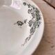 hollow dish in Iron Earth Bertrand Bordeaux model "Anémone" late nineteenth