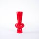 Red ceramic vase, Danish design, 1970s, made in Denmark