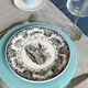 Lot de 6 assiettes en faïence Longwy Huart & Nothomb
