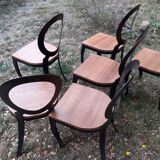6 chairs 80s Louis XVI style