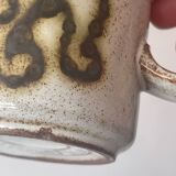 Set of vintage Duncan Ceramics glazed stoneware mugs made in Scotland Style