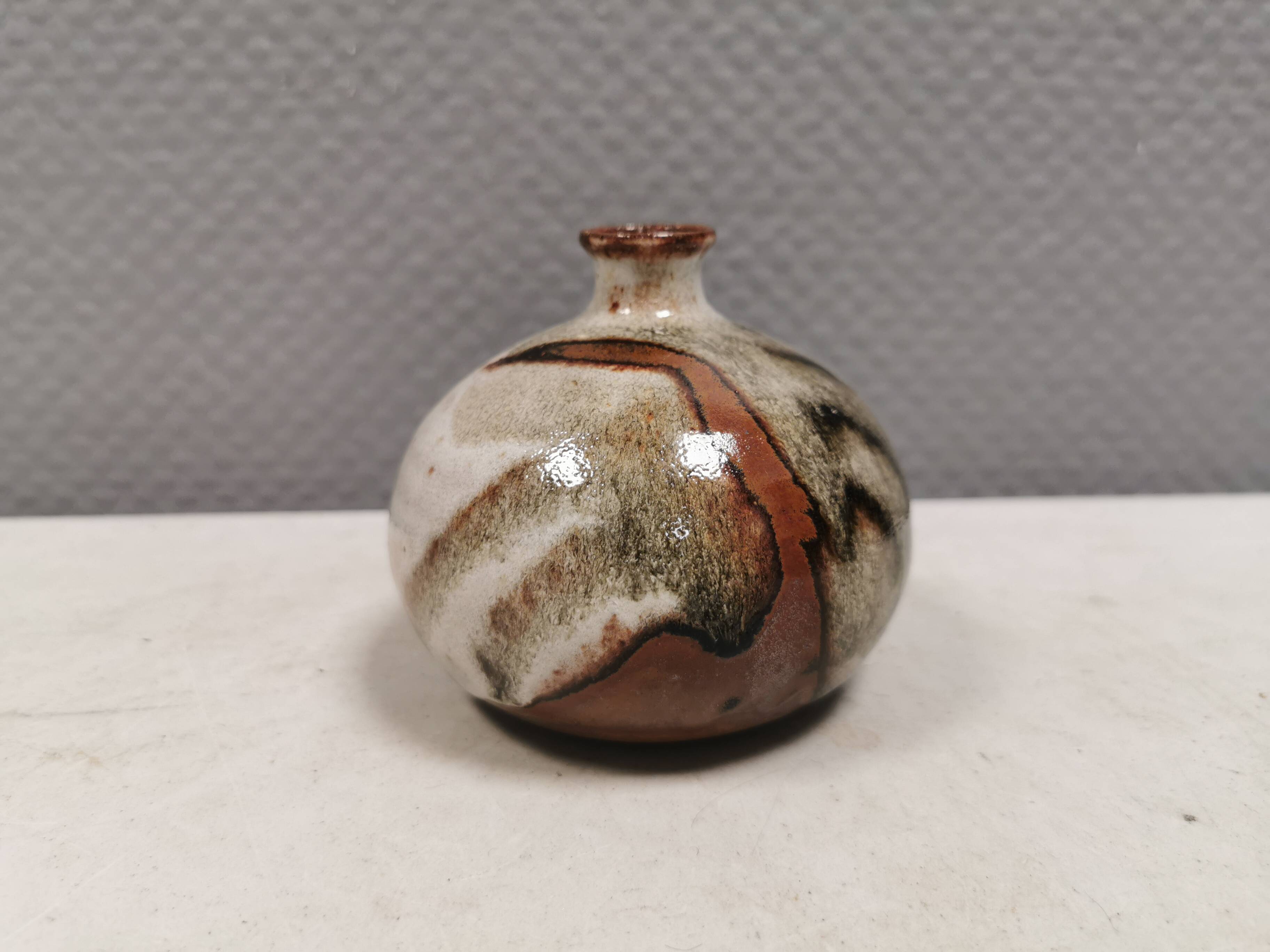 Miniature vase from Danish Waldorff ceramics 1970-80s.