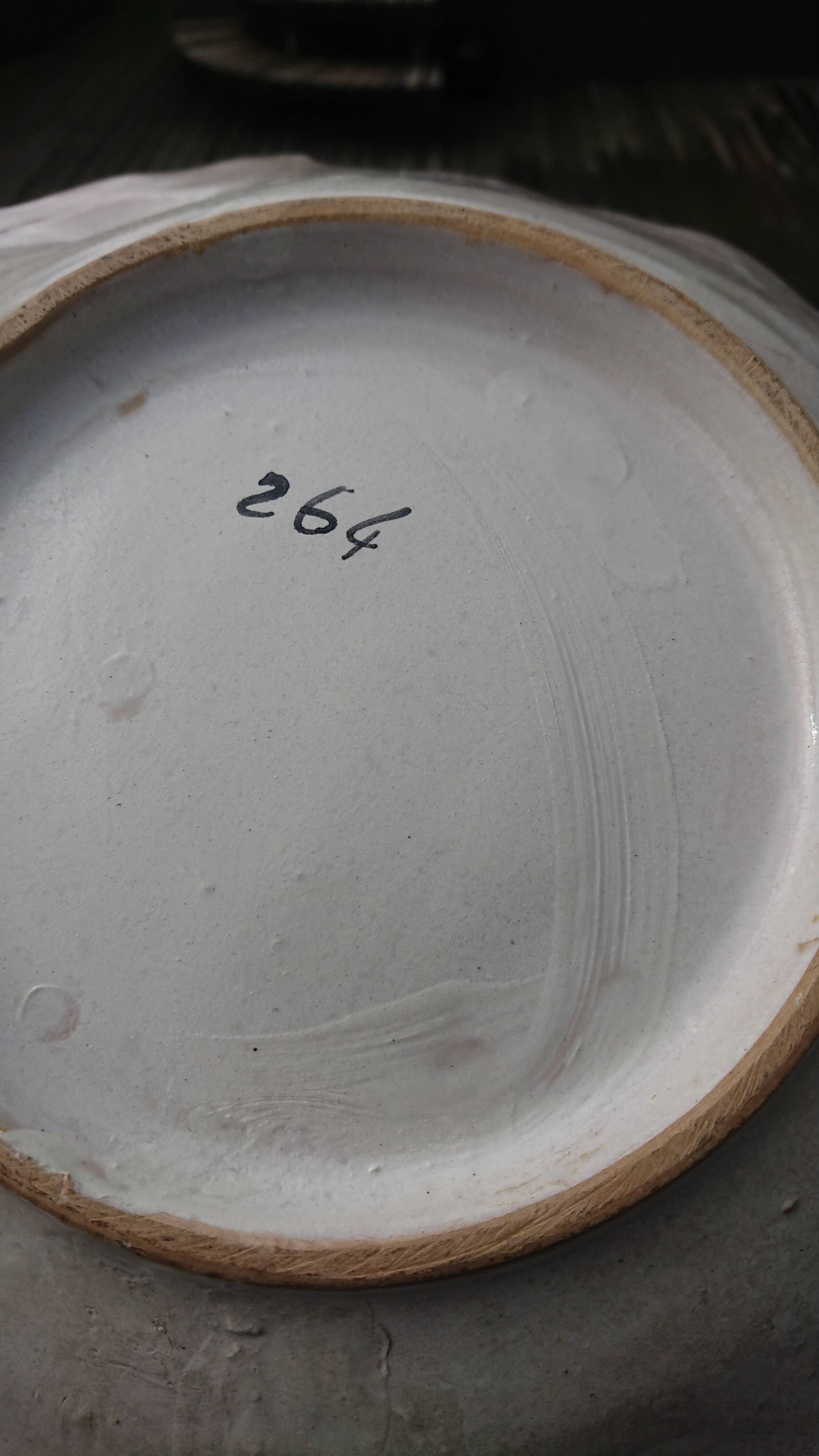 Hand-painted open dish