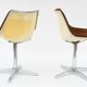 Paire de chaises pivotantes par Roland Schweitzer