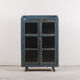 Ancien vaisselier en bois bleu