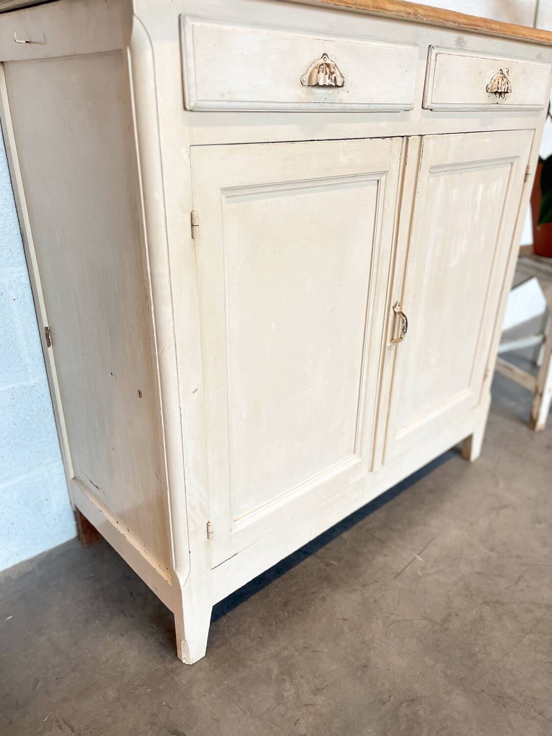 Old Parisian buffet with original patina