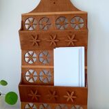 Wooden letter holder