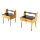 Set Everest bedside tables 'Herpen' - 1957 mid century modern