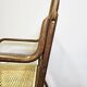Fauteuil en bois cintré des années 60