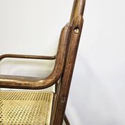 Fauteuil en bois cintré des années 60