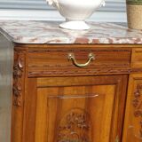 Art Deco buffet in walnut and marble