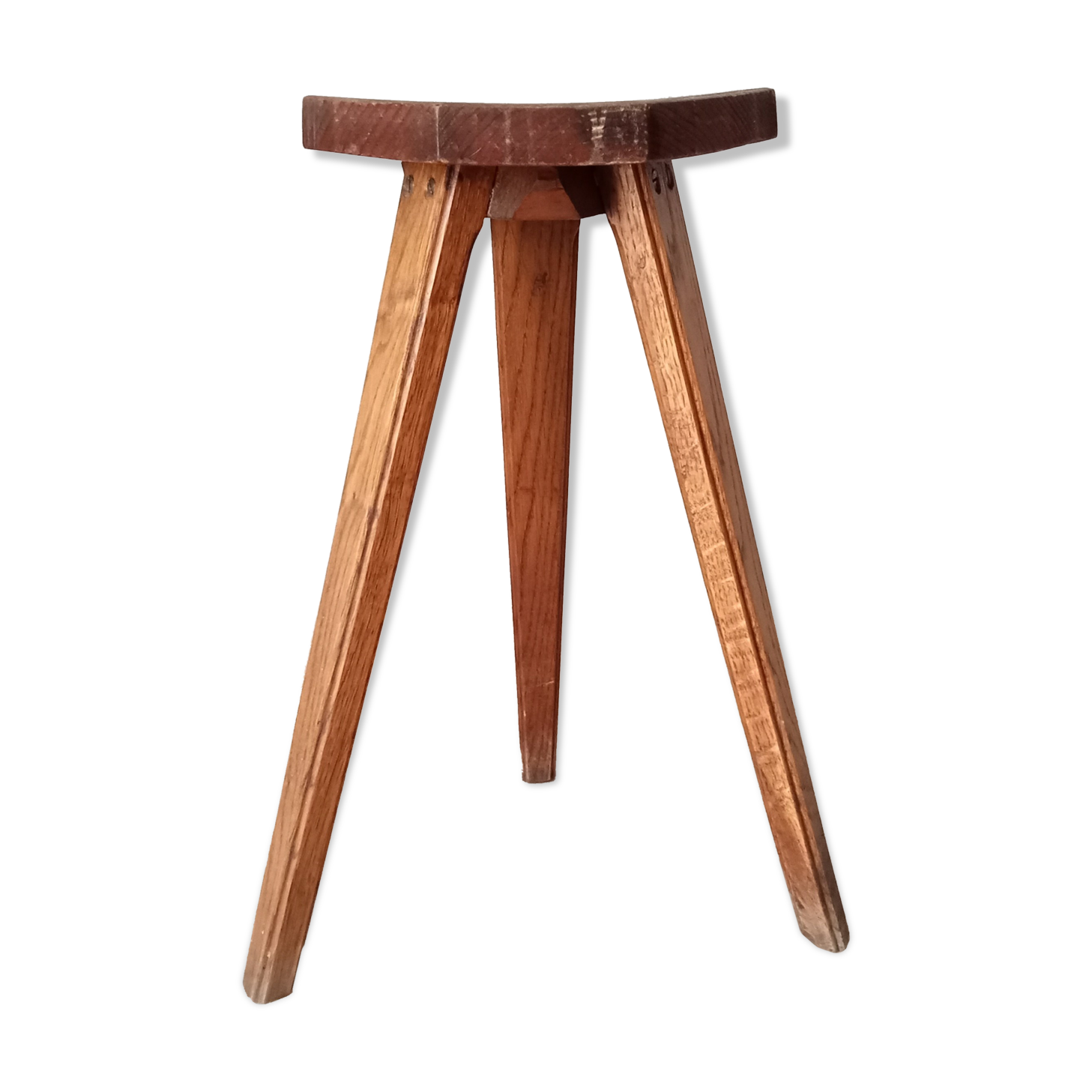 Vintage tripod stool 70s