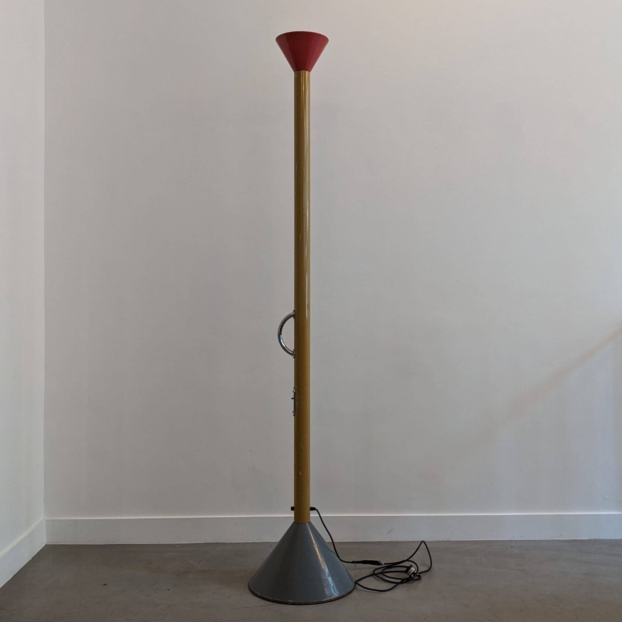 “Callimaco” floor lamp by Ettore Sottsass for Artemide Italy