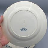 Lot 9 plate plates hb & cie earth of iron - sevigne 23 cm