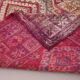 Tapis marocain vintage violet 230 x 402 cm - Tapis en laine berbère ancien fait à la main