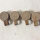 Raw sandstone cups
