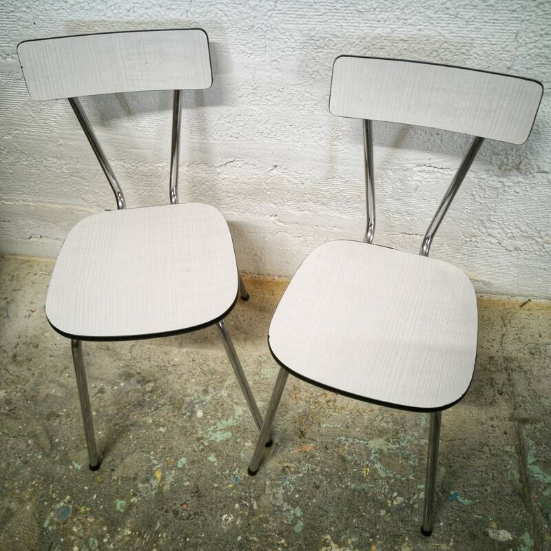 Formica chair duo