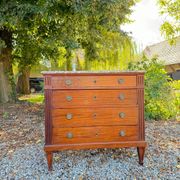 Louis XVI Style Mahogany Chest of Drawers, 19th Century