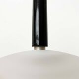 Pao T1 black table lamp, postmodern Italian model by Matteo Thun for Arteluce, 1990s.