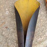 Pair of vintage 50s copper and metal wall lights