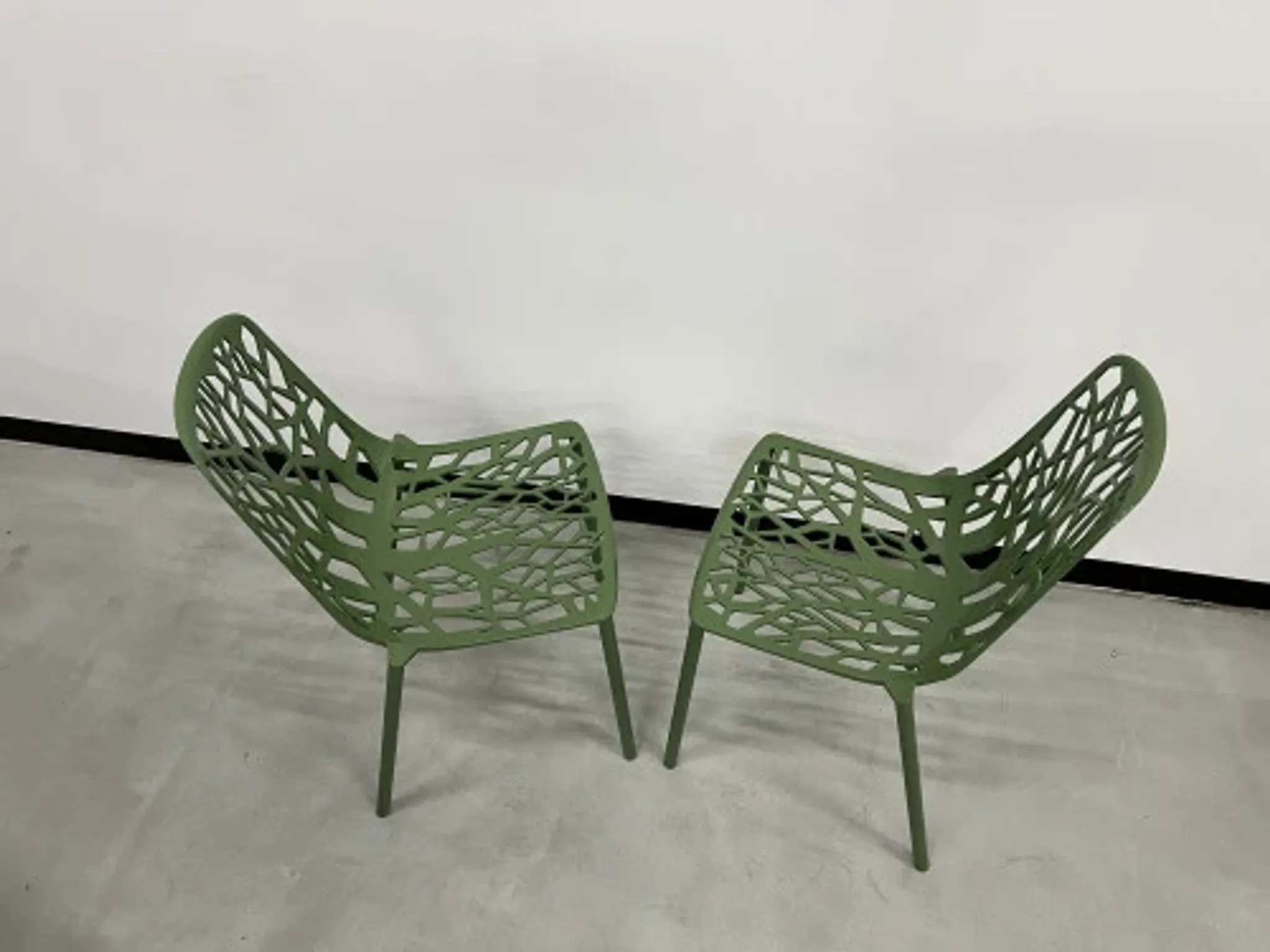 Duo de chaises Fast Forest, vert forêt