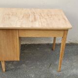 beautiful vintage desk 1940/50 with 1 sanded and raw drawer unit