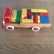 Vintage wooden educational games (truck & tablet)