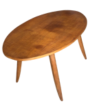 Table basse oblongue pieds profilés