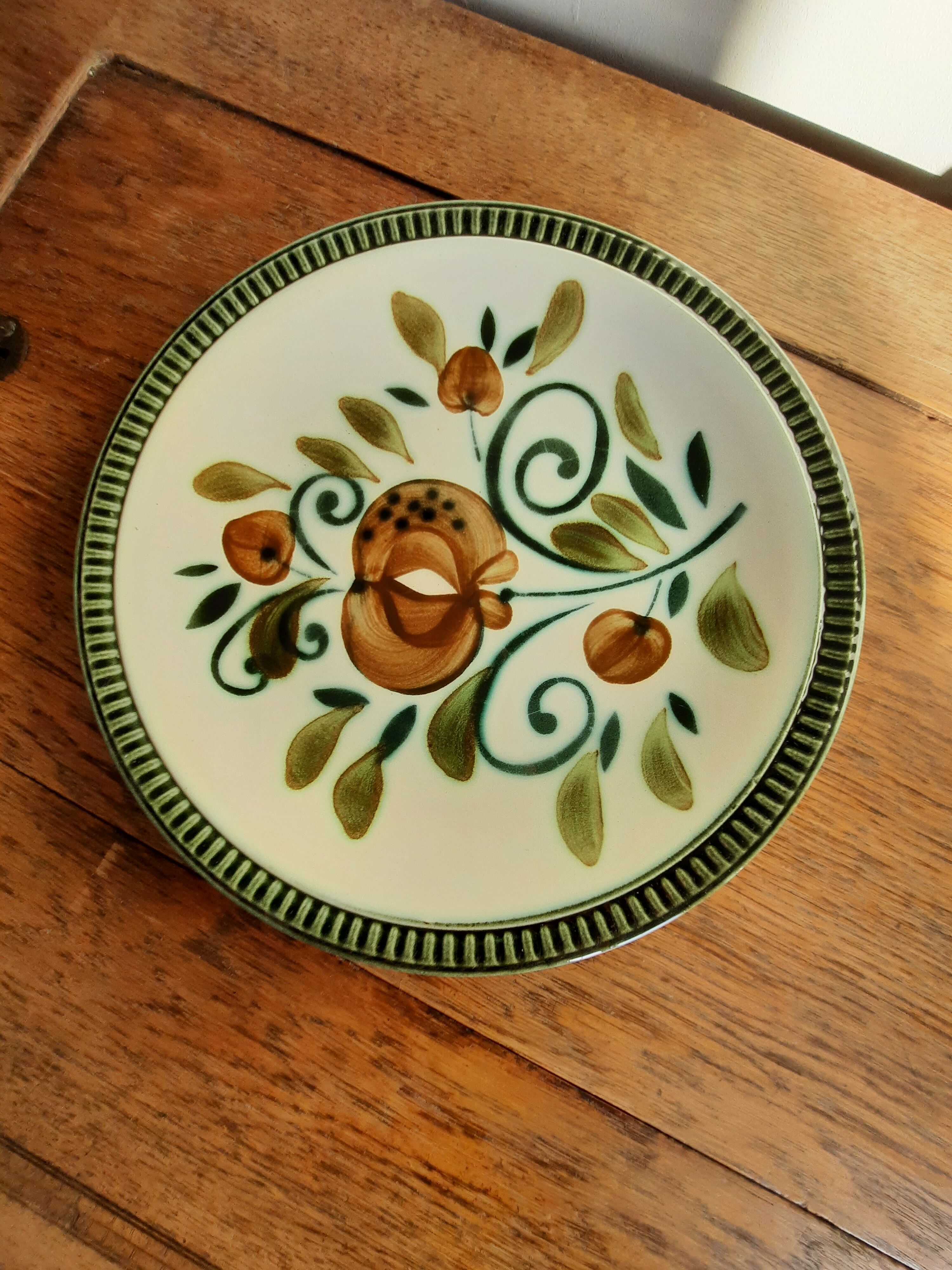 6 plates Boch La Louvière Service Argenteuil