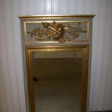 Louis XVI-style trumeau mirror -126x80cm