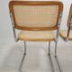 Ensemble de 5 chaises Cesca vintage par Marcel Breuer