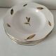 7 assiettes plates et creuses en faïence opaque Digoin Sarreguemines Nemours