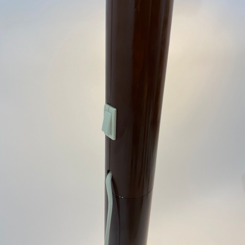 Tube brown lamppost by Anders Pehrson for Ateljé Lyktan 1970s