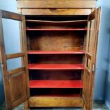 Empire Period Bookcase In Blond Walnut