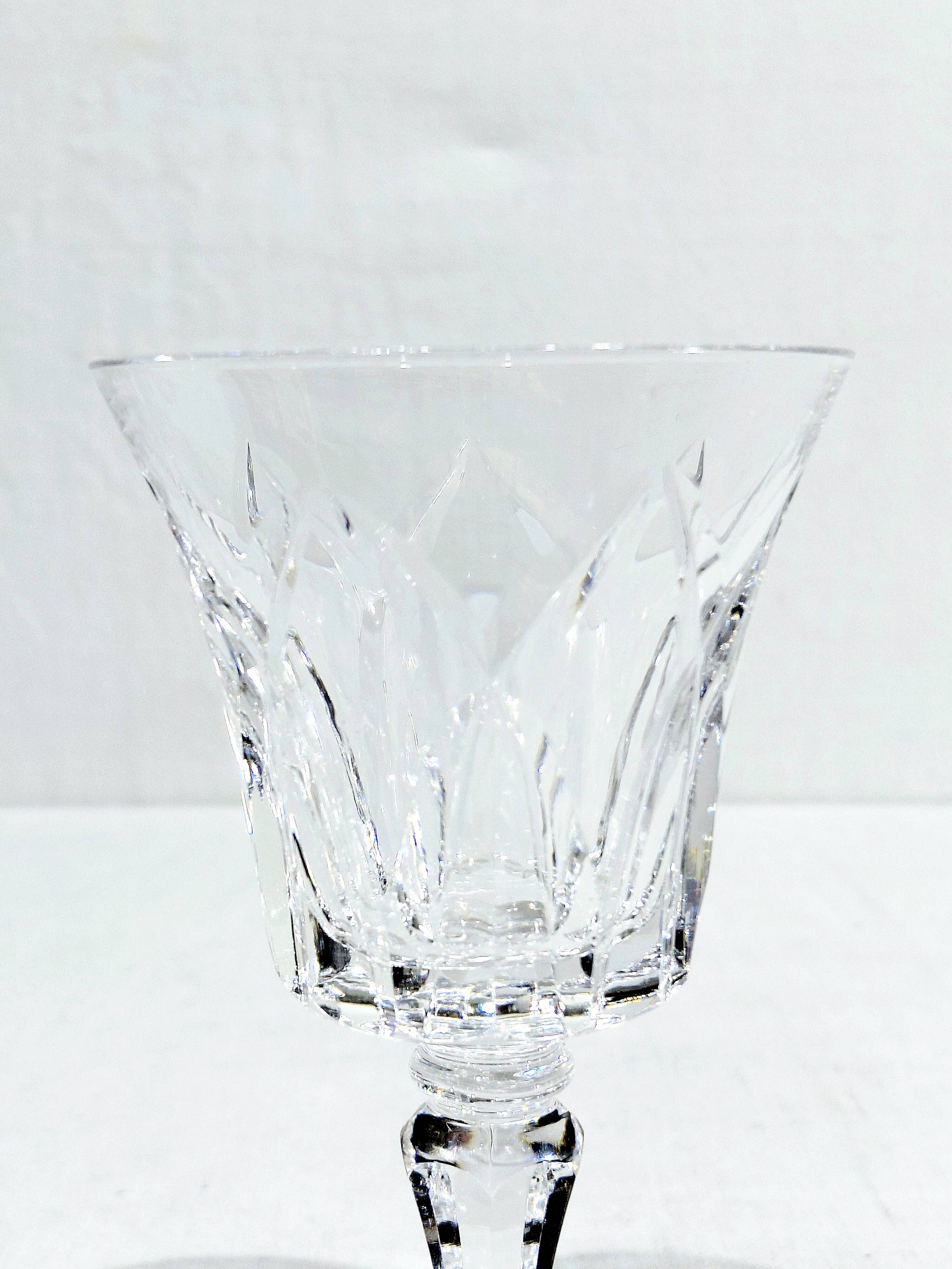 12 white wine glasses St Louis model Camargue