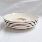 Vintage floral soup plates