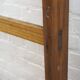 Vintage pine climbing ladder